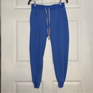 FIGS Zamora Jogger Technical Collection Scrub Pants in Blue Size XS